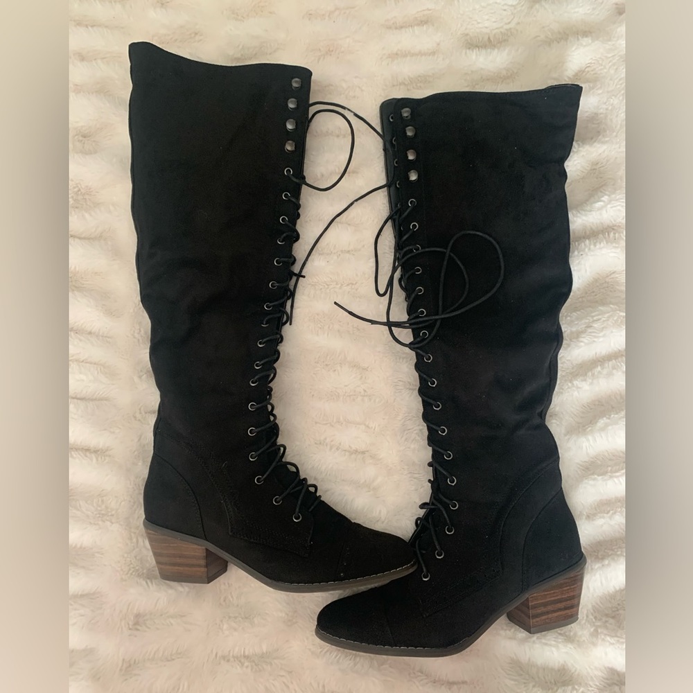 Knee high boots
